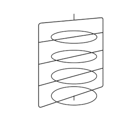 HATCO PARTS Hatco FSDT5TCR (5) Tier Circle Rack With Pizza Pan Reta - SKU HTFSDT5TCR
