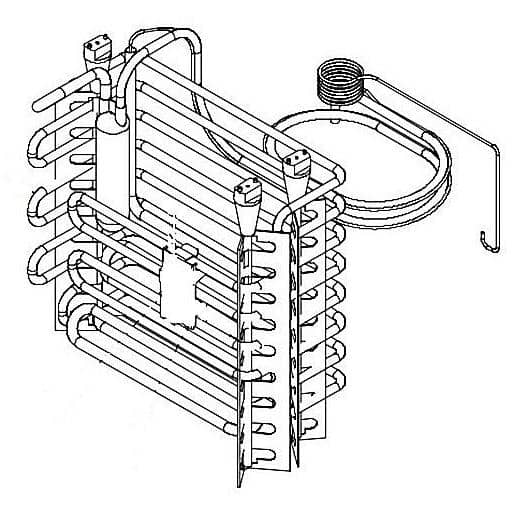 CORNELIUS PARTS Cornelius 1020108 Evaporator Assembly Vantage Wedge Botm - SKU ICO1020108