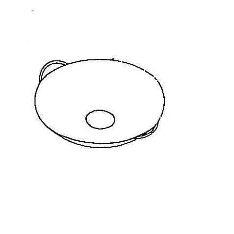 IMPERIAL PARTS Imperial 1243 20 In Wok Spun From 14 Ga Cold Rolled Steel Round - SKU IMP1243