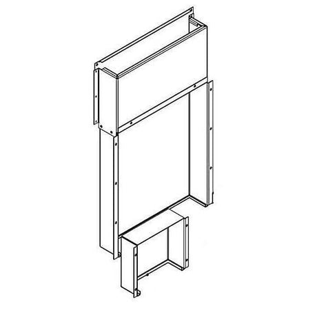 IMPERIAL PARTS Imperial 28111 Lower Flue Assembly (4 Tube Fryer) For F - SKU IMP28111