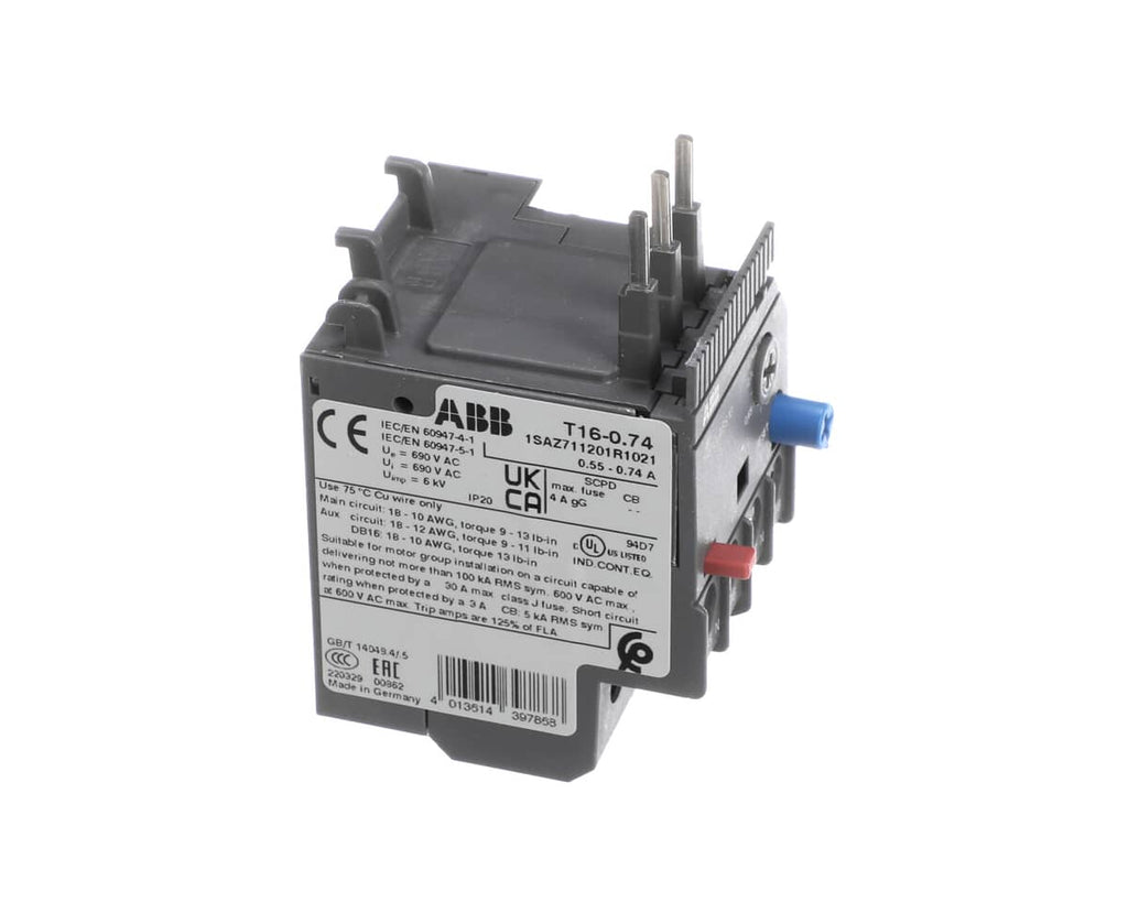 JACKSON PARTS Jackson 50001292 Overload .43-.65A 600V(MT03D) - SKU JAC50001292