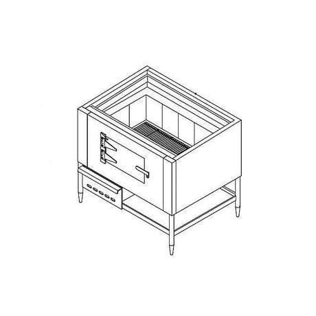 JADE PARTS Jade 3041700000 Brick Log Broiler 12 X 6 X 2 - SKU JD3041700000