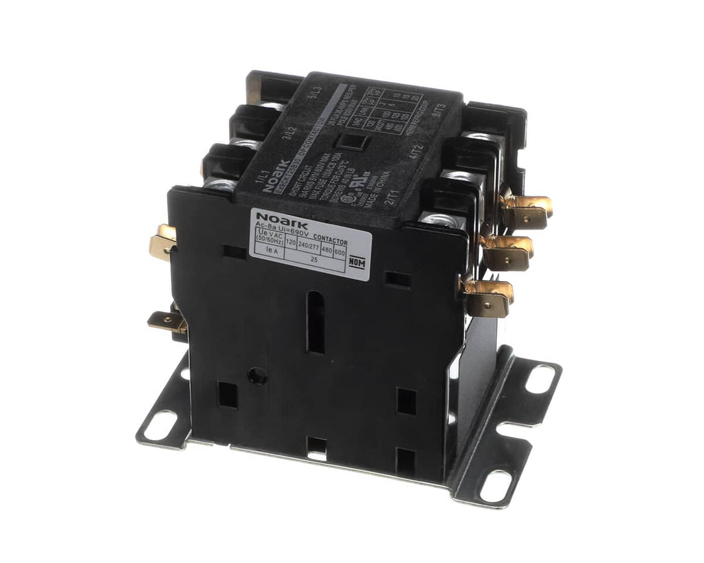 KOLPAK PARTS Kolpak 550008225 Contactor 25A 3PL Non Reversing 208/2 - SKU KLP550008225