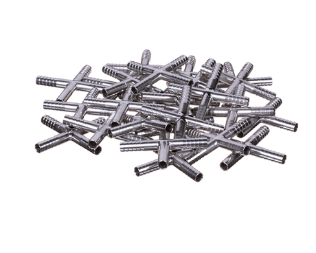 LANCER PARTS Lancer 1000564-BP25 SS Cross 1/4 Barb 25 Pcs - SKU LAN1000564-BP25