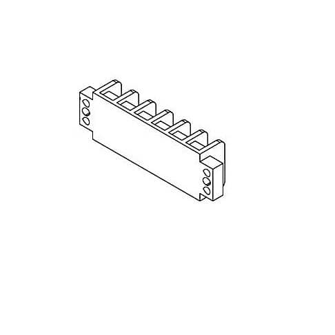 LANG PARTS Lang 2E-30501-05 Trm Strp 6 Pole W/2PUSH - SKU LG2E-30501-05