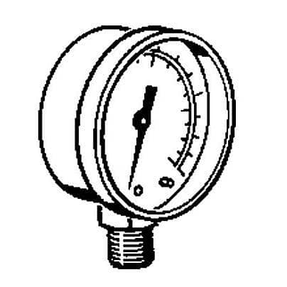 MULTIPLEX PARTS Multiplex 00683107 Gauge 0-2000 PSI 1/4NPT - SKU MANB00683107