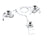 MULTIPLEX PARTS Multiplex WBL-96-146 Cup Holder W/Inserts TX1001 Clr - SKU MANBWBL-96-146