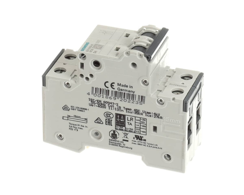 MEIKO PARTS Meiko 9549547 Automatic Circuit Breaker 5SX2 - SKU MEI9549547
