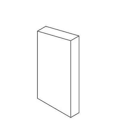 MARSAL PIZZA OVENS PARTS Marsal Pizza Ovens 70229 Yellow Brick Angle 6X10.5X1.5 - SKU MRS70229