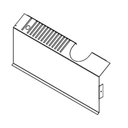 MARSAL PIZZA OVENS PARTS Marsal Pizza Ovens 70297 Bo Rt Heat Shield - SKU MRS70297