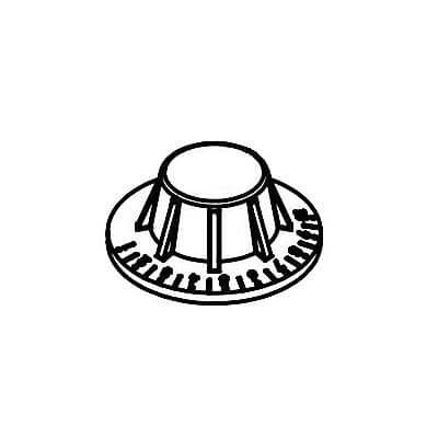 MARSAL PIZZA OVENS PARTS Marsal Pizza Ovens 70486 Thermostat Knob Wave 1-10 - SKU MRS70486