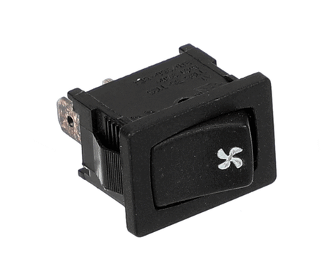 PERLICK PARTS Perlick 1026317A Switch Momentary Black Fan Symbol - SKU PE1026317A