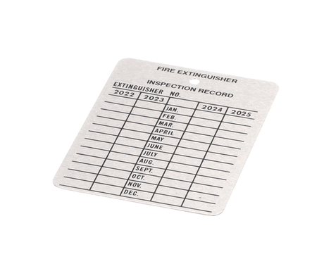 PERFECT FRY PARTS Perfect Fry 83350 Firemaster Inspection Tag - SKU PFC83350