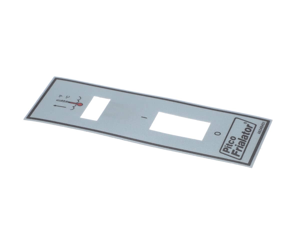 PITCO PARTS Pitco A6046401 Lbl Ovrly Fr Pnl W/Heater Kfc Int - SKU PTA6046401