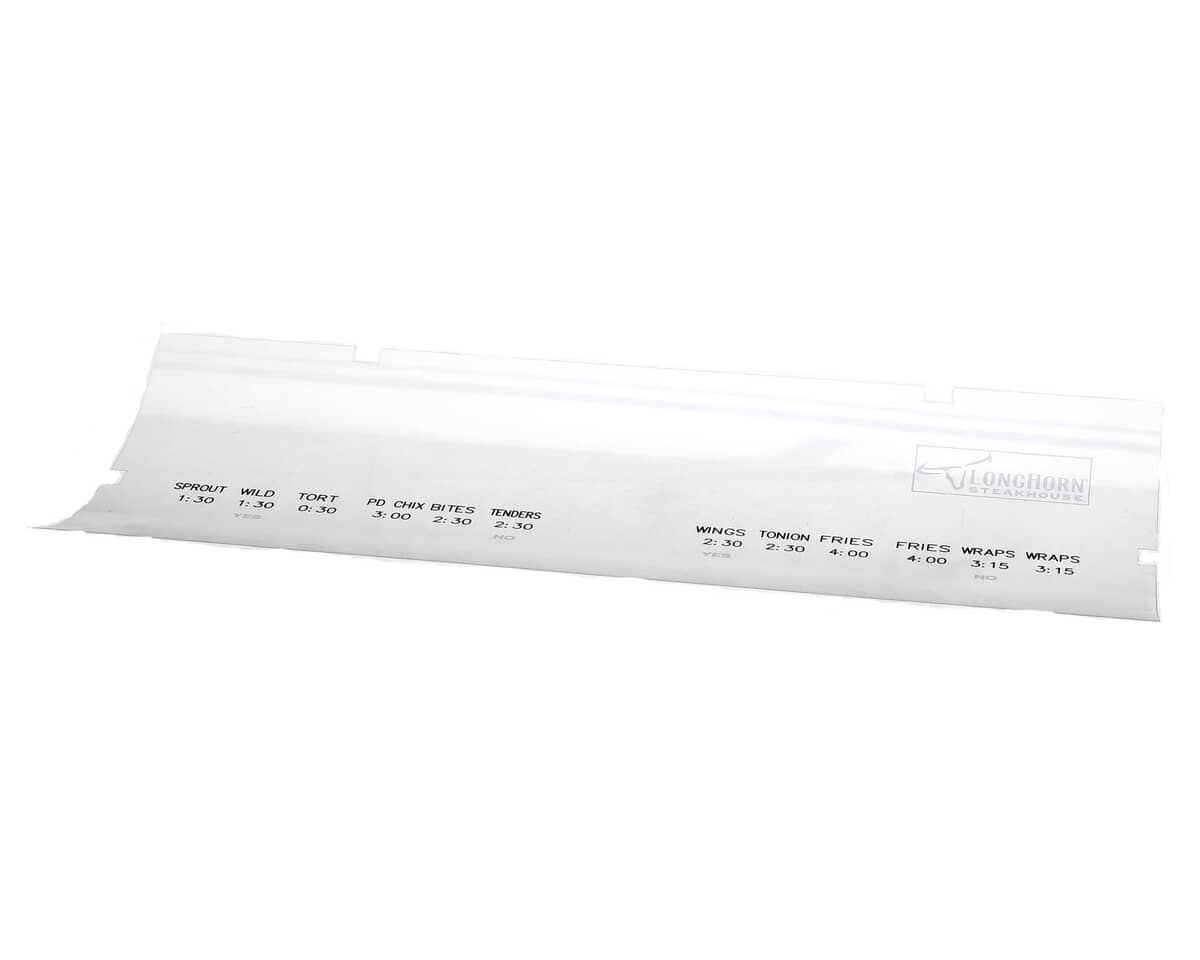 PITCO PARTS Pitco A6112802 Overlay For SSH55 W/K12 - SKU PTA6112802