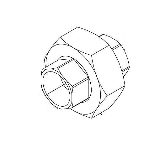 PITCO PARTS Pitco P7036902 Union Blk 1/2 - SKU PTP7036902