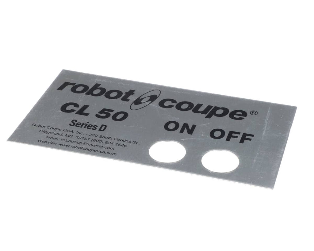 ROBOT COUPE PARTS Robot Coupe 406860 CL50D UL Front Plate - SKU ROB406860
