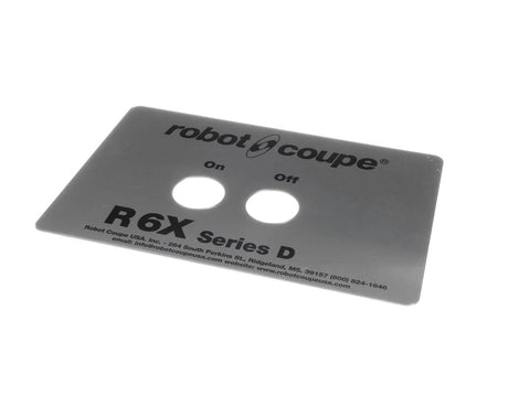 ROBOT COUPE PARTS Robot Coupe 407233 Front Plate R6X Series D - SKU ROB407233