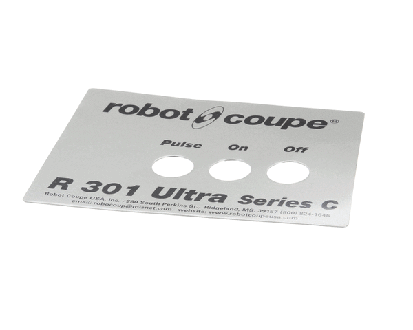 ROBOT COUPE PARTS Robot Coupe 407572 R301UC Us Front Plate - SKU ROB407572