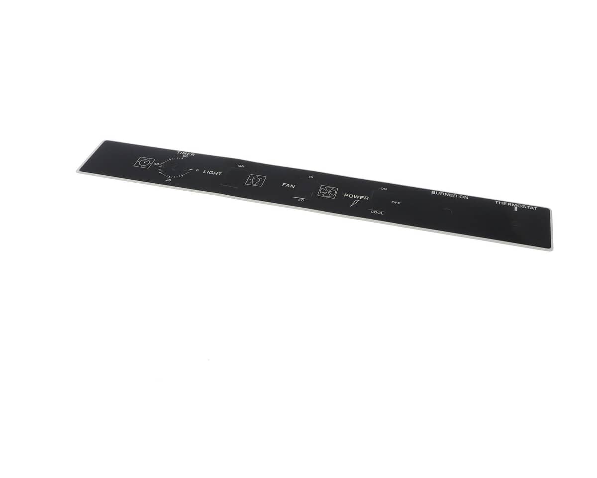 ROYAL RANGE PARTS Royal Range 2555 Control Panel Decal - SKU ROY2555