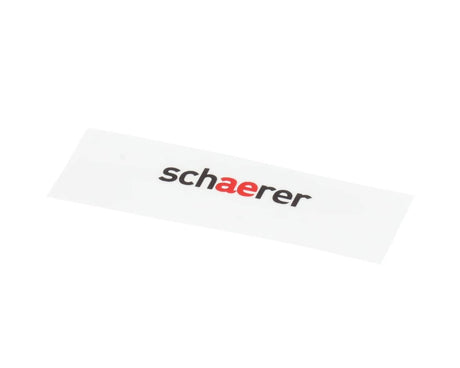 SCHAERER PARTS Schaerer 3370069272 Sticker Logo Sag 8 High Black - SKU SH3370069272
