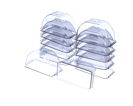 SAN JAMAR PARTS San Jamar BD101 Dome &amp; Mini Dome Standard Trays - 1 Pt - - SKU SJBD101