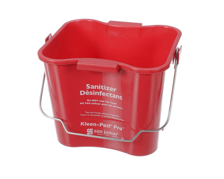 SAN JAMAR PARTS San Jamar KP256RD-EACH Kleen-Pail 8QT - Red ( Each) - SKU SJKP256RD-EACH