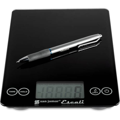 SAN JAMAR PARTS San Jamar SCDG15BK Glass Digital Scale 15 Llb - SKU SJSCDG15BK