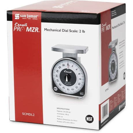 SAN JAMAR PARTS San Jamar SCMDL2 NSF Listed Ms-Series Dial Scale 2 Lb / - SKU SJSCMDL2