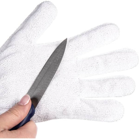 SAN JAMAR PARTS San Jamar SG10-L Spectra Cut Resistant Glove Wh Lg - SKU SJSG10-L