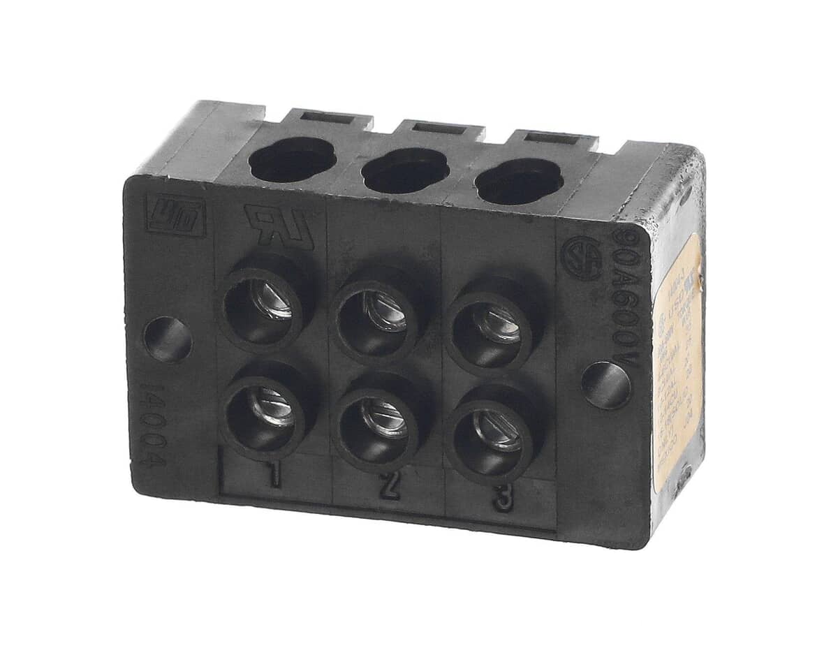 SOUTHBEND RANGE PARTS Southbend Range 07-000010-1 Terminal Block 90A 3 Pole - SKU SOU07-000010-1