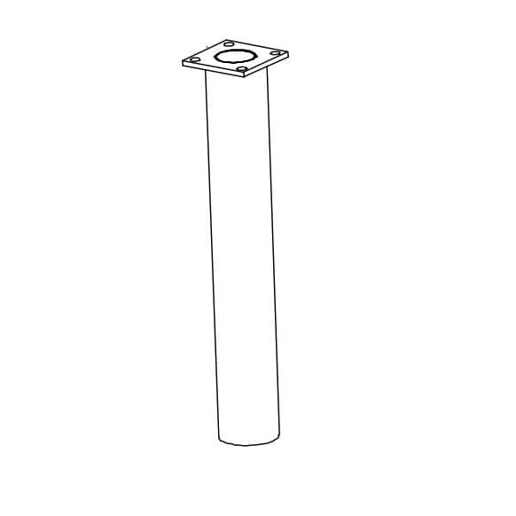 SOUTHBEND RANGE PARTS Southbend Range 1175089 Caster Leg W/A - SKU SOU1175089