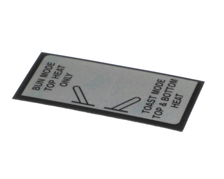 STAR PARTS Star 2M-200841 Label TH14 Bun Mode - SKU STA2M-200841