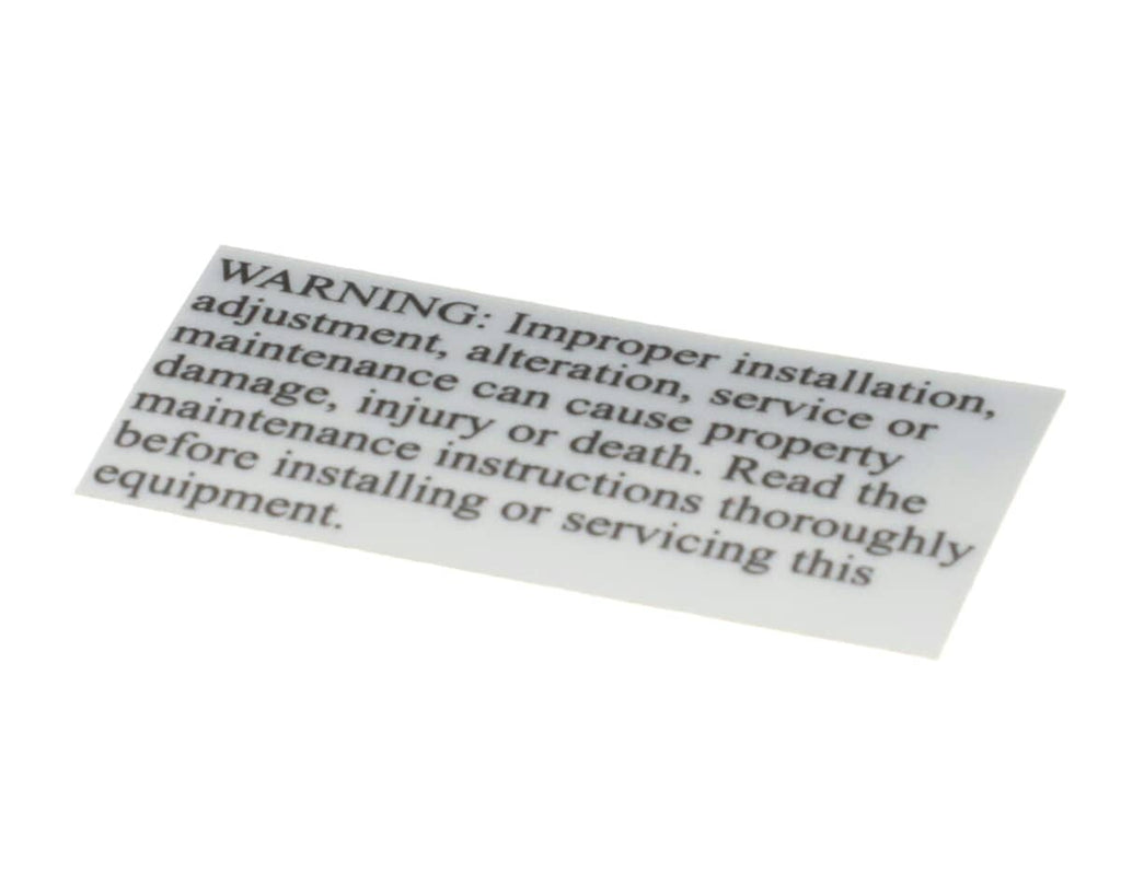 STAR PARTS Star 2M-Z1280 Label-Warning - SKU STA2M-Z1280