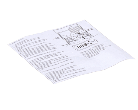 STAR PARTS Star 2M-Z13394 Label - Door HPDE2 - SKU STA2M-Z13394