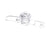 STRUCTURAL CONCEPTS PARTS Structural Concepts 20-79971 Lock Cam Style Clear Acrylic - SKU STC20-79971