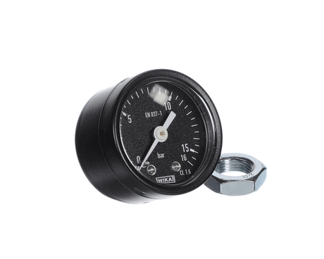THERMOPLAN PARTS Thermoplan 41500.1291 Manometer 0-16 Bar Black Dia 4 Assembly - SKU TAG41500.1291