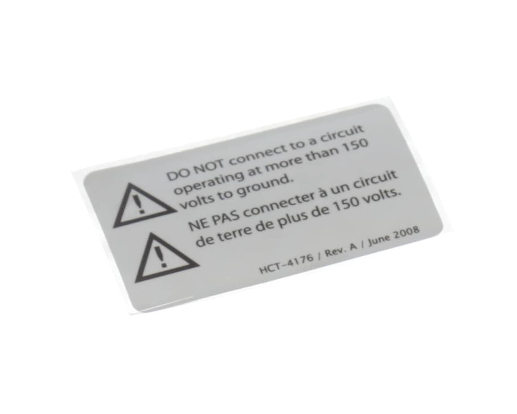 TURBOCHEF PARTS Turbochef HCT-4176 Label Hhc 2020 Do Not Connect To Circu - SKU TBCHCT-4176