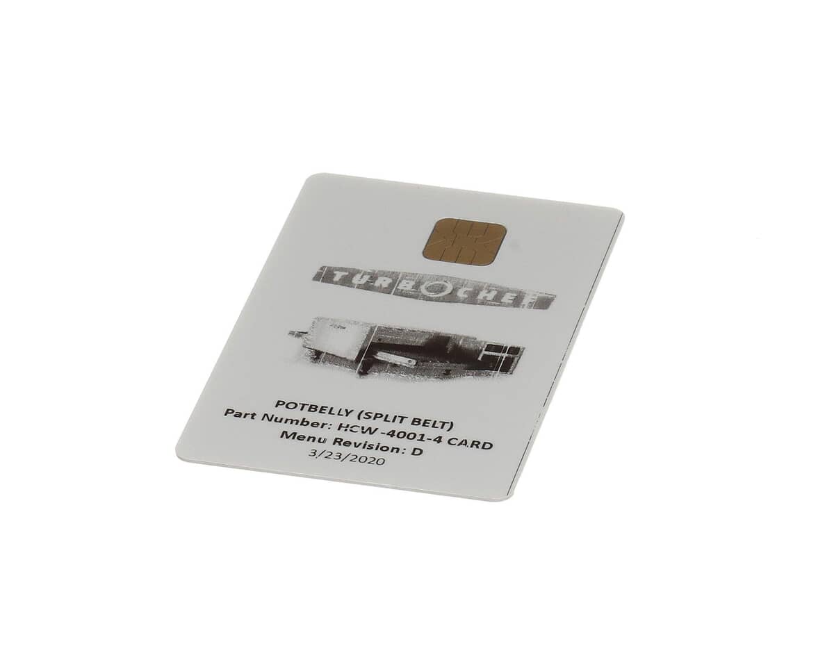 TURBOCHEF PARTS Turbochef HCW-4001-4 Menu Hhc 2620 Potbelly - SKU TBCHCW-4001-4