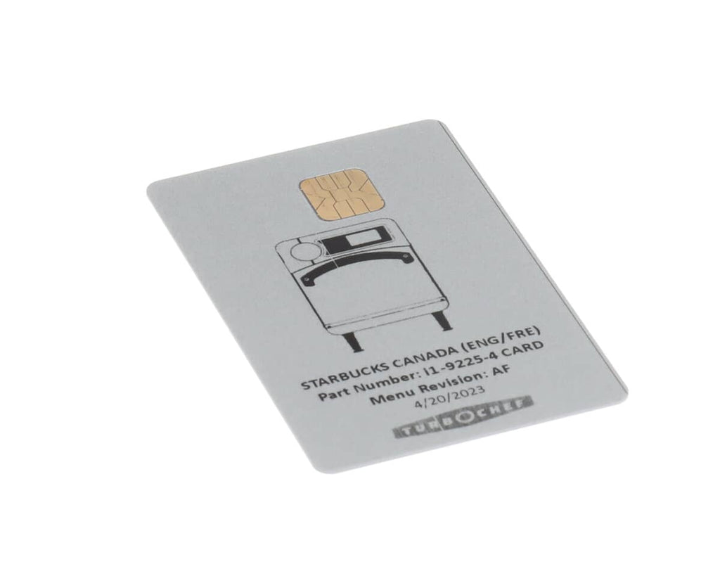 TURBOCHEF PARTS Turbochef I1-9225-4 Smart Card Ngo Starbucks Canad - SKU TBCI1-9225-4
