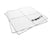 TRAULSEN PARTS Traulsen CLBMACC-1SHLF2 1 Epoxy Shelf With Pins 2 Section - SKU TRCLBMACC-1SHLF2