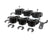 TRUE PARTS True 830281 Caster 2-1/2 SET/6 1/2 Stem Silver 3)LOC - SKU TRUE830281