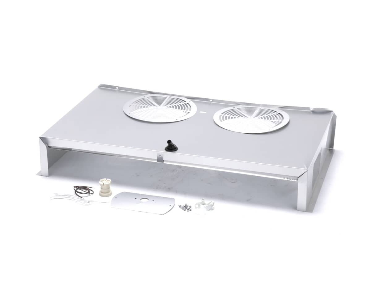 TRUE PARTS True 881549 Evap Cover Assy T-49 Wht 2 Fan Opening 3 - SKU TRUE881549