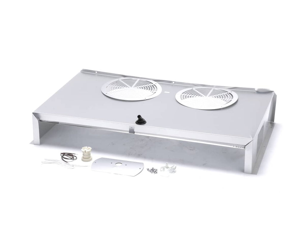 TRUE PARTS True 881549 Evap Cover Assy T-49 Wht 2 Fan Opening 3 - SKU TRUE881549