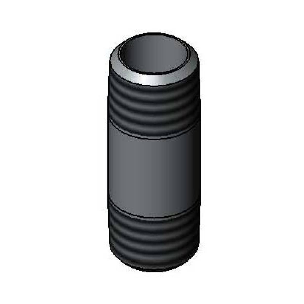 T&amp;S BRASS PARTS T&amp;S Brass 000356-40 3/8 NPT Nipple X 1-3/4 Long Chrome Plat - SKU TS000356-40