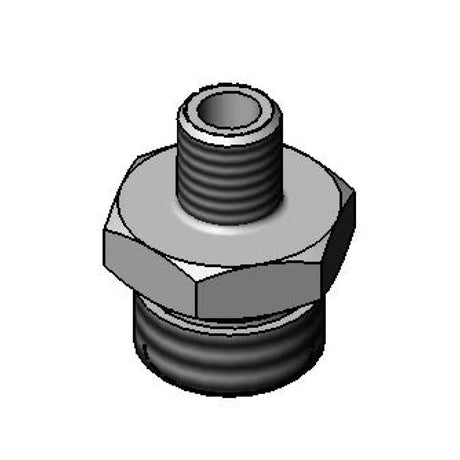 T&amp;S BRASS PARTS T&amp;S Brass 000542-25 Adptr 1/8 Ma X 3/4-14 Ma - SKU TS000542-25