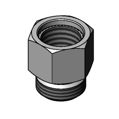 T&amp;S BRASS PARTS T&amp;S Brass 000546-25 Adptr 3/8 Fe X 3/4-14 Ma - SKU TS000546-25