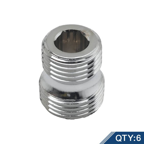 T&amp;S BRASS PARTS T&amp;S Brass 000547-25M 1/2NPT Male X 3/4-14UN Male Adapters (QTY=6) - SKU TS000547-25M