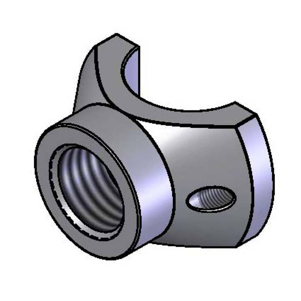 T&S BRASS PARTS T&S Brass 000636-40 B-0109 Back Clamp Chrome-Plated Zinc - SKU TS000636-40