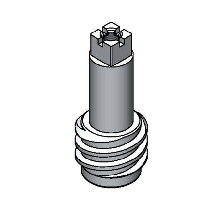T&amp;S BRASS PARTS T&amp;S Brass 000799-25 Loose Key Stop Short Spindle Chrome-Plated - SKU TS000799-25